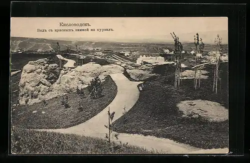 AK Kislowodsk, Parkanlagen mit Felsformation