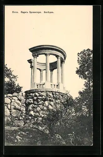 AK Jalta, kleiner Tempel im Park