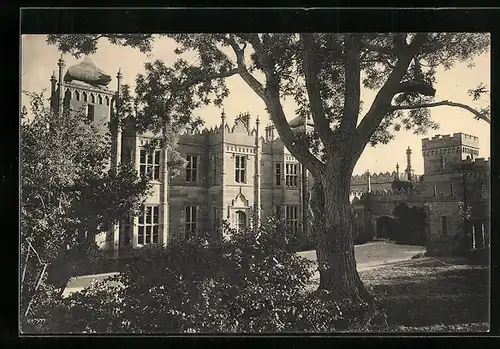 AK Alupka Krim, Partie am Schloss