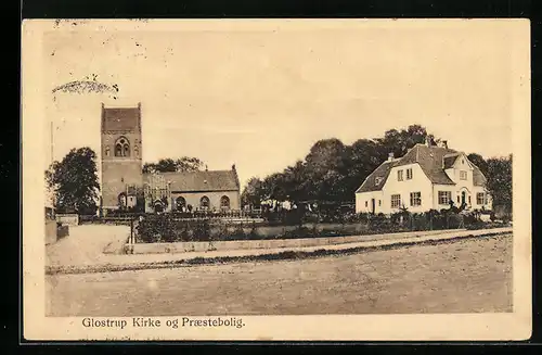 AK Glostrup, Kirke og Praestebolig