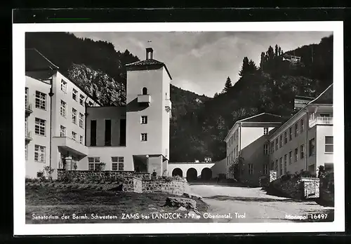 AK Zams b. Landeck, Sanatorium der Barmherzigen Schwestern