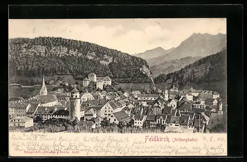 AK Feldkirch an der Arlbergbahn, Gesamtansicht