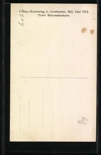 AK Hall in Tirol, Brunnen vor dem Rathaus