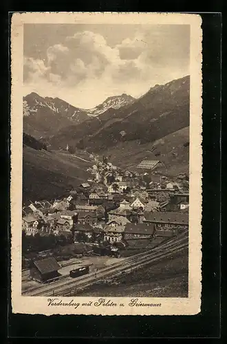 AK Vordernberg, Gesamtansicht mit Polster und Griesmauer