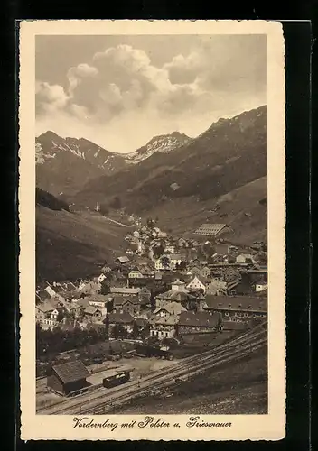 AK Vordernberg, Generalansicht mit Polster und Griesmauer