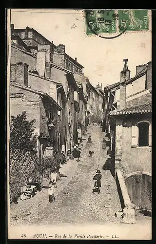 AK Auch, Rue de la Viellei Pousterle