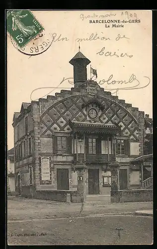 AK Barcelonne-du-Gers, La Mairie