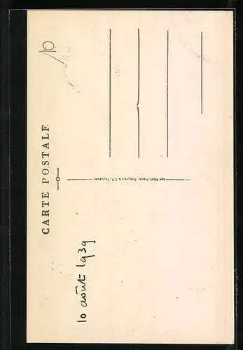 AK L`Isle Jourdain, Rue de la Republique et l`Eglise