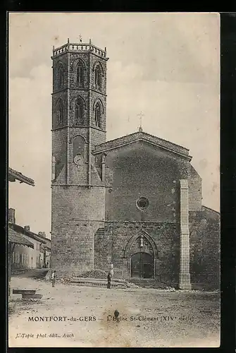 AK Montfort-du-Gers, L`Eglise St-Clement XIVe siecle