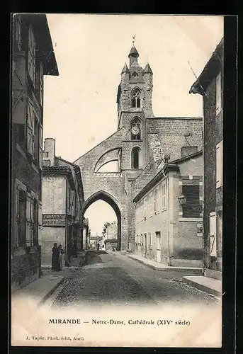 AK Mirande, Notre-Dame, Cathedrale (XIV siecle)