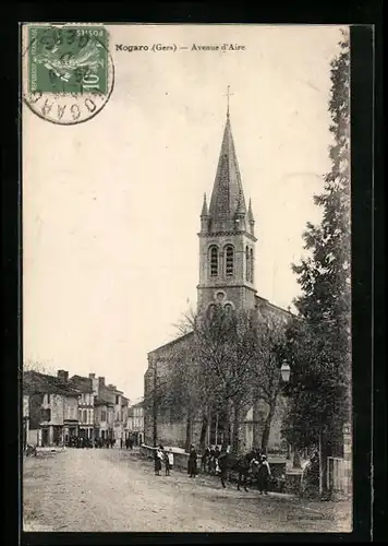 AK Nogaro, Avenue d`Aire, l`Eglise
