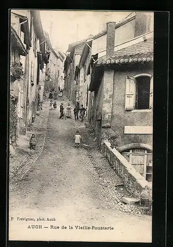 AK Auch, Rue de la Vieille Pousterle