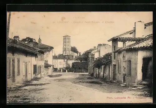 AK Lombez, Quartier Saint-Adoure et Clocher