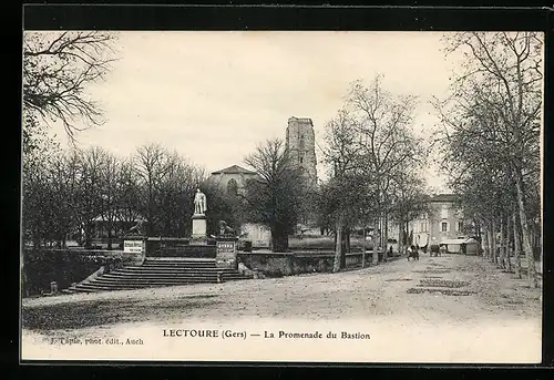 AK Lectoure, La Promenade du Bastion