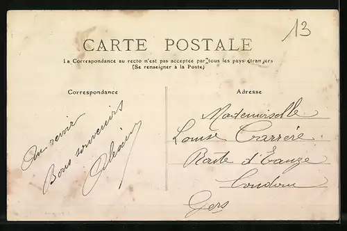 AK Beaucaire, pres Valence, L`Eglise et Place