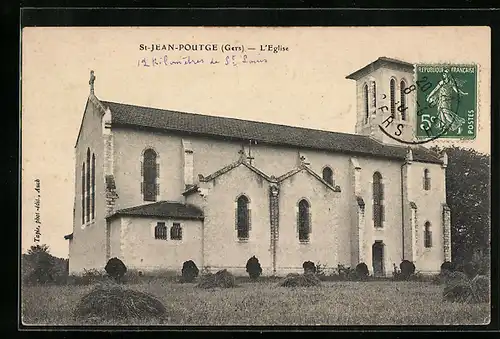 AK St-Jean-Poutge, L`Eglise