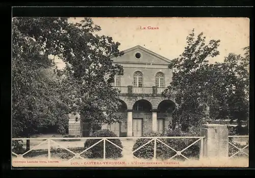 AK Castera Verduzan, L`Etablissement Thermal