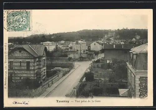 AK Taverny, Vue prise de la Gare