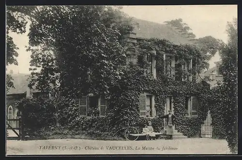 AK Taverny, Château de Vaucelles, La Maison du Jardinier