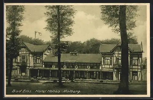AK Bad Ems, Hotel Hohen-Malberg