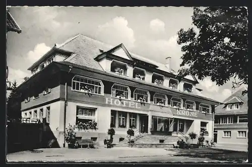 AK Höchenschwand /Hochschwarzwald, Kurhotel Krone