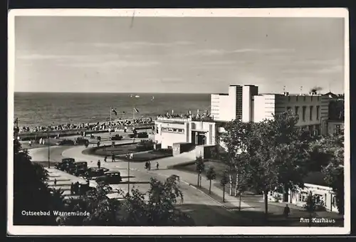 AK Warnemünde, Ostseebad, Am Kurhaus