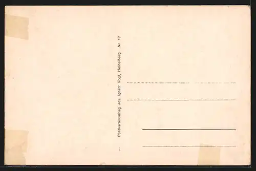 AK Heidelberg, Partie an der Universitätsbibliothek