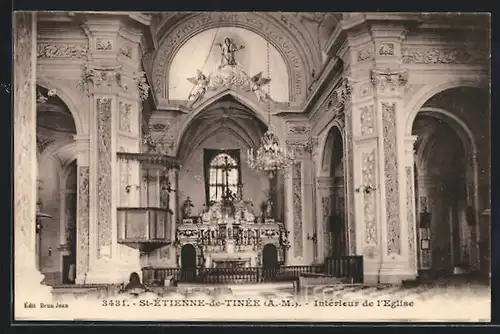 AK St-Etienne de Tinee, Interieur de l`Eglise