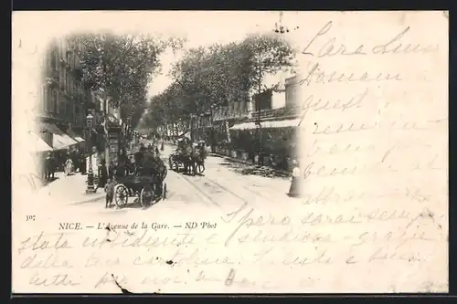 AK Nice, L`Avenue de la Gare