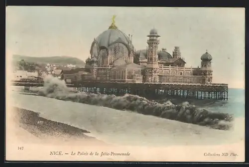 AK Nice, Le Palais de la Jetée-Promenade