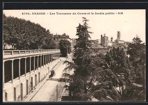 AK Grasse, Les Terrasses du Cours et le Jardn public