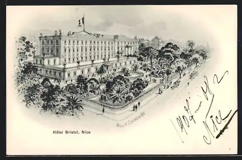 AK Nice, Hôtel Bristol, Boulevard Carabacel