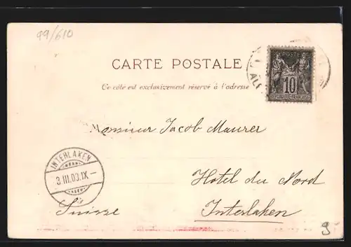 Lithographie Nice, Panorama