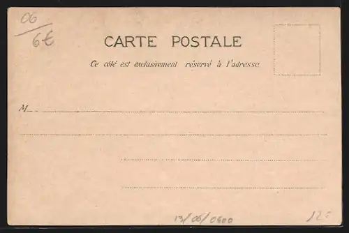 Lithographie Nice, Promenade des Anglais, GRotte du Jardin Public, Ortsansicht