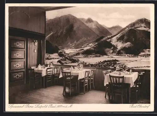 AK Bad Oberdorf, Hotel Prinz Luitpold-Bad, Speisesaal, Innenansicht
