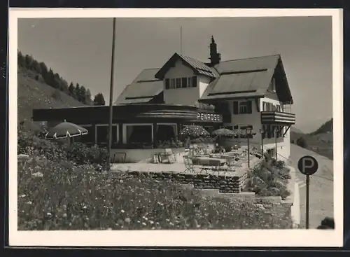 AK Mittelberg, Gasthof und Pension Alpenrose