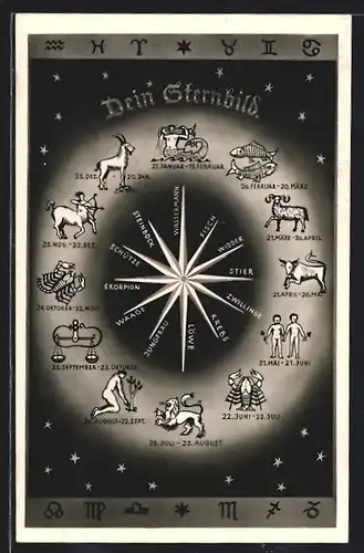 AK Dein Sternbild, Sternzeichen, Astrologie, Horoskop