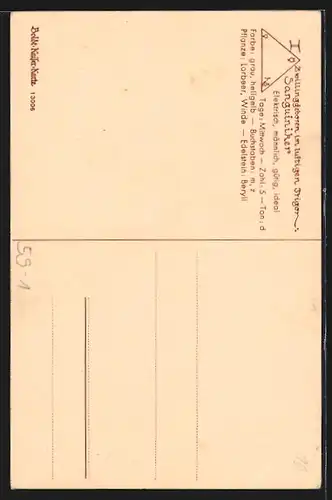 AK Sternzeichen Zwillinge, Geboren 21. Mai u. 20. Juni, Element Luft