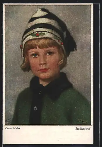 Künstler-AK Corneille Max: Studienkopf