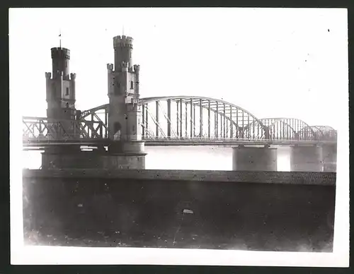 Fotografie Ansicht Thorn, Blick nach der Weichselbrücke