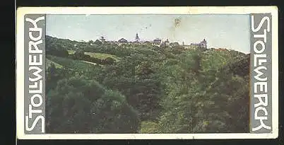 Sammelbild Stollwerck Schokolade, Kahlenburg, Panorama
