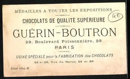 Sammelbild Chocolat Guérin-Boutron, L`Amour en Turquie, kleiner türkischer Sulatn mit Engelsflügeln