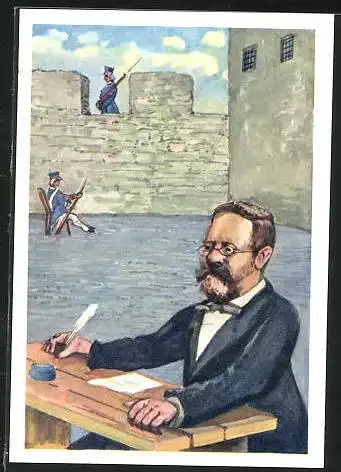 Sammelbild Dissen, Fritz Homann AG, Geschichte unserer Welt, Bild 140, Demagogen auf Festung