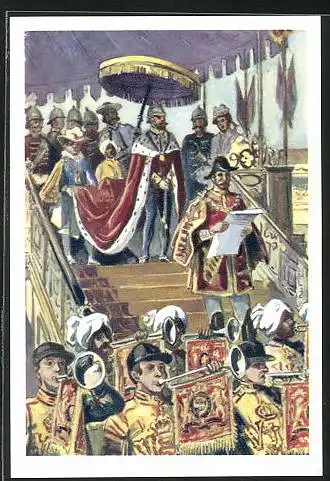 Sammelbild Dissen, Fritz Homann AG, Geschichte unserer Welt, Bild 155, Englischer Vizekönig in Indien 1876