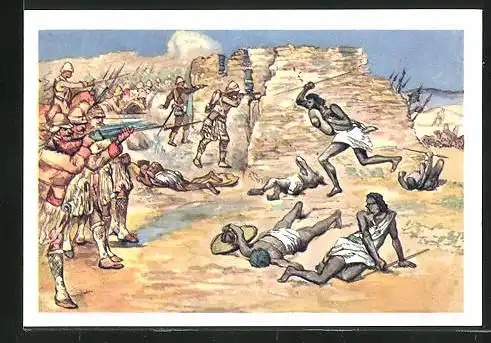 Sammelbild Fritz Homann AG, Geschichten unserer Welt, Aufstand des Mahdi im Sudan 1884