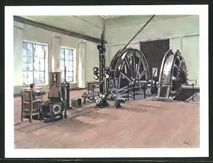 Sammelbild Fritz Homann AG, Ansicht einer Fördermaschine