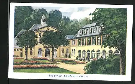 Sammelbild Fritz Homann AG, Bad Bertrich, Schlösschen mit Kursaal