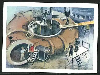 Sammelbild Fritz Homann AG, Wasserturbinenbau