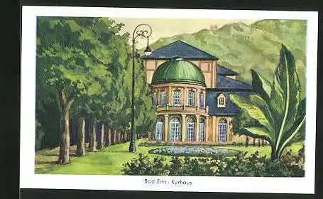 Sammelbild Fritz Homann AG, Deutsche Bäder, Bad Ems, Kurhaus