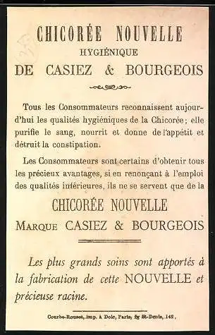 Sammelbild Casiez & Bourgeois, Chicorée Nouvelle, le Feu, Knabe mit brennendem Papier
